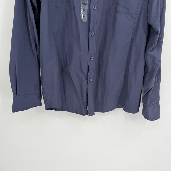 Columbia Shirt Mens XXL Blue Long Sleeve Vented Utility Silver Ridge AM7453 NEW - Picture 3 of 10